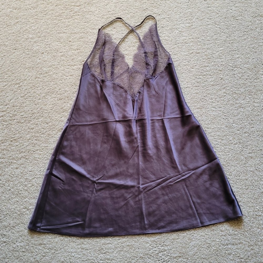 Victoria's Secret Lace Plunge Slip